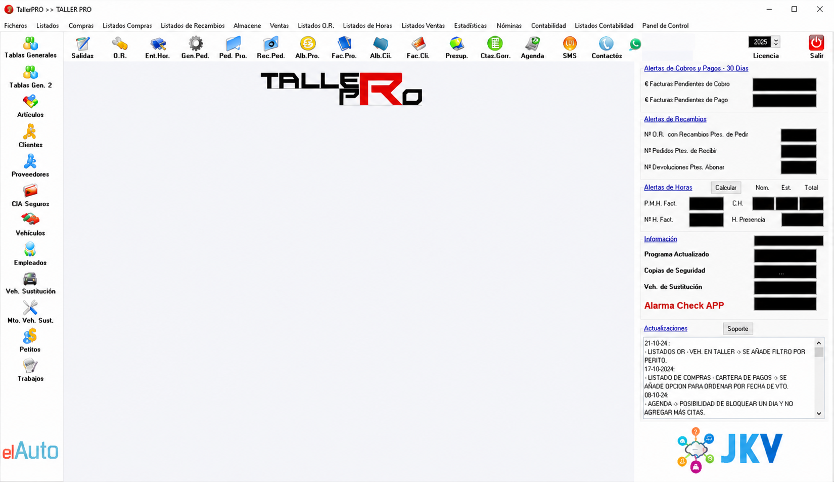 Captura de pantalla de TallerPRO